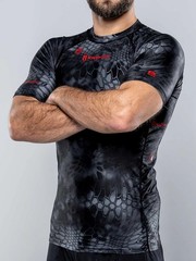 Fuji Kryptek Collab MMA BJJ Jiu Jitsu ShortSleeve Short SS Rashguard – Typhoon