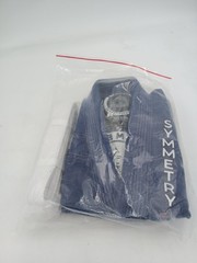 Symmetry Brazilian Jiu Jitsu Gi Kids M2 Blue 380 GSM BJJ Uniform White Belt New