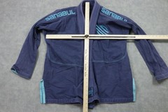 Sanabul BJJ Gi Jacket Kimono Top A1 Medium Blue Mens Adult Jiu Jitsu Training