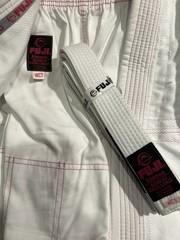 FUJI 7016-W6 – IBJJF Uniform, Pink/White, Size WC1