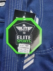 Elite Sports BJJ Gi Jacket Top Only Blue A2H Husky New With Tags