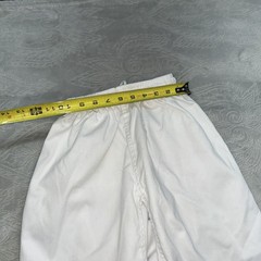 Size 150 (US 12) TECH MMA Martial Arts TAEKWONDO PANTS Kids White Youth