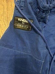 Kingz Kimonos Comp450 Blue A1 with RPBJJ back patch.