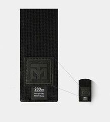 Double Wrap Mooto Black Belt TaeKwonDo TKD Hapkido Karate Judo Aikido Jiu Jitsu