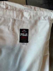 Fuji Brazilian Jiu Jitsu White Kimono size A3 full uniform T-shirt Practice Book