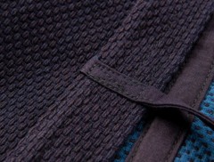 indigo dyed navy blue double layer Japanese Kendo gi Kendogi 100% Cotton