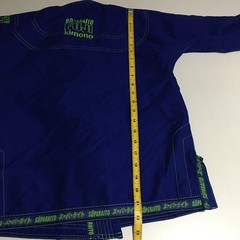 Fuji Suparaito Jiu Jitsu Gi Kimono Blue Size C0 Martial Arts Uniform