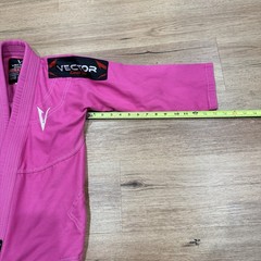 Vector Sports Attila Series Kids K3 Brazilian Jiu Jitsu Gi Jacket Pink BJJ Top