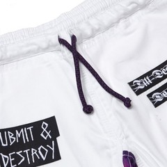 Albino & Preto Batch #85 No Mercy White BJJ Gi with Gi Bag | A&P Limited Edition