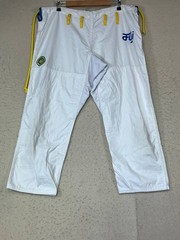 Fuji Suparaito Kimono Pants Only A3 White GI MMA Karate Belted