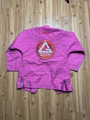 Gracie Barra Equipe GB Edition Lite Kimono Brazilian Jiu-Jitsu Gi PINK Youth Y4
