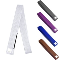 GI Belts Jiu Jitsu MMA Adult GI Rank Belt A1 A2 A3 A4 Cotton Material