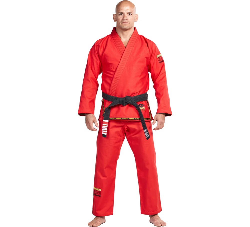 Fuji Suparaito Super Lightweight Mens Brazilian Jiu-Jitsu BJJ Gi – Red / Gold