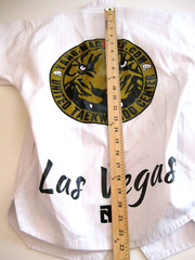 MOOTO MTX Uniform World Taekwondo 120 3XS Las Vegas Yang Masters Center White