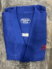 GREEN HILL JUDO SUIT „PROFESSIONAL” IJF APPROVED (BLUE) 140cm