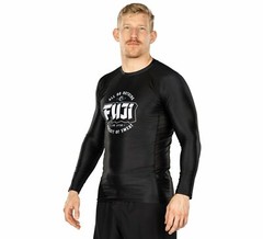 Fuji Bam Bam MMA BJJ Jiu Jitsu LongSleeve Long Sleeve LS Rashguard – Black
