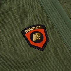 Albino and Preto Fundamental Olive Reserve Gi JIU JITSU Kimono 450 GSM