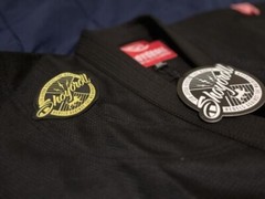 BJJ Gi Shoyoroll RVCA Batch 71 Competitor Retro Jiu Jitsu Uniform Black With Bag