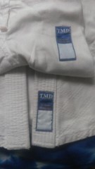 Judo Uniform (top And Bottom), Size 000, TMD Toyo, For Toddlers. Includes Belt