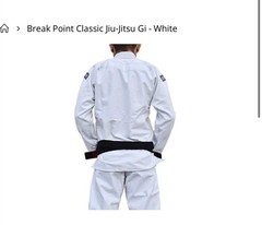 Breakpoint Kimono Men’s White Cotton Jiu-Jitsu GI