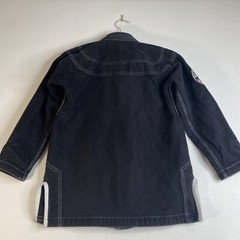War Tribe Gi Kids Size C3 Black MMA Ju Jitsu Top