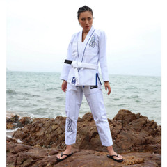 Fluory Grappling White Crane BJJ Gi White