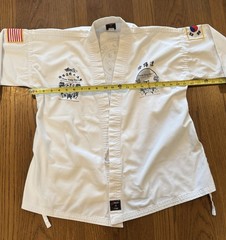 Swift MTI Gi Karate Martial Arts Jacket With Patches Youth OOM YUNG DOE