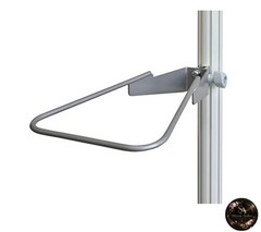 Minoura Triangular Ball Holder for Hobby Tower Knob Type Silver HH-24S