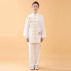 Women Soft High Quality Tai Chi Suit Lady Kung Fu Wushu Martial Arts Uniform Per