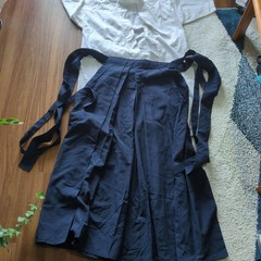 Japanese Kyudo Hakama Jacket Set For Archery Women Without Obi Uniform