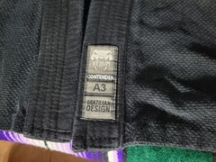 Venum Contender Brazilian Jiu-Jitsu Gi – Black Size A3 Top