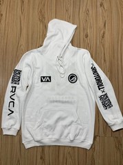 RVCA x Shoyoroll Defer Vaxsyr Hoodie White Batch 105 Absolute King Hoodie