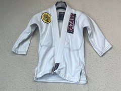 Tatami White Jiujitsu Gracie barra Top Only See Pics Size M1