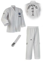 Adidas ITF Taekwondo Student Dobok Uniform White Size 170cm – New