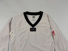 KPNP BLACK LABEL World Taekwondo Federation Official FPO White Uniform Sz 170 M