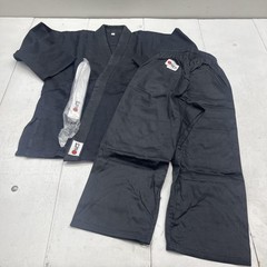 OMACS Judo Jiu Jitsu Gi Kimono Set Mens Small 2/160 Black White Belt Uniform