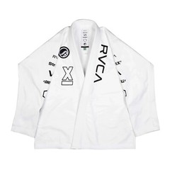 Shoyoroll RVCA X Street X BJJ Gi White kimono Uniform With Bag 450 GSM