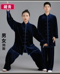 Women Men Martial Arts Uniform Yoga Tai Chi Sets Tang Kung Fu Suit Outfit Thicke