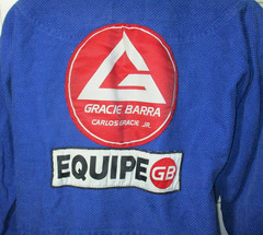GRACIE BARRA Official Kimono~Blue~Size Men’s A-4~Preowned