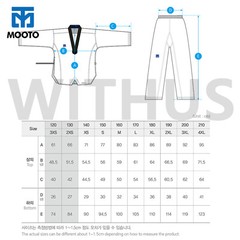 MOOTO EXTERA S6 Uniform World Taekwondo WTF Dobok BK Neck – Tracking