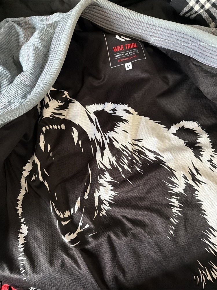 War Tribe Grizzly Gray Size A1 Gi