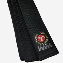 Seishin International Black Belt Smooth Satin 320cm / 10ft 6in Martial Arts BNIB