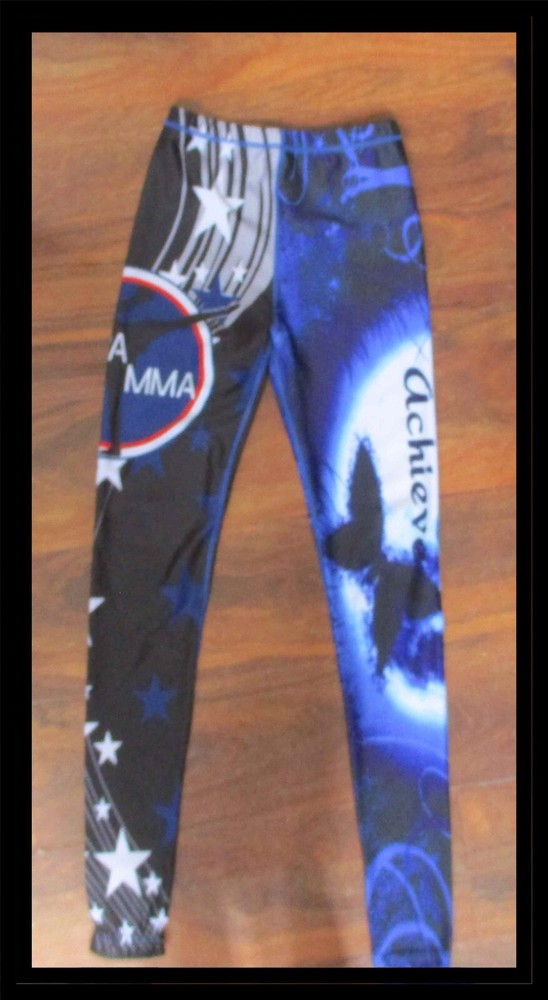 Kids Medium NEPA MMA Achieve Dream Believe Spandex Pants