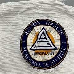 Gameness A3 Professional Fightwear Jujitsu Gi White Relson Gracie Academy