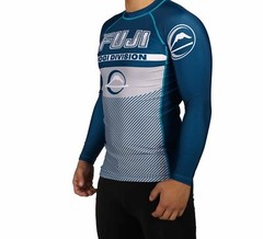 Fuji Reversal MMA BJJ Jiu Jitsu LongSleeve Long Sleeve LS Rashguard – Navy Blue