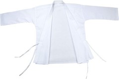 FLUORY Karate Uniform with Size 000/110CM (3'5-3'9), Ku-c001-white