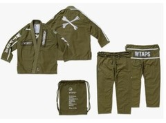 Shoyoroll Batch # 113 WTAPS Olive Green Jiu-Jitsu Kimono 450 GSM With Bag