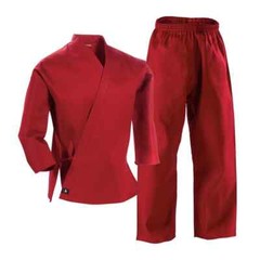 Century Red 6oz Lightweight Martial Arts Uniform Gi Size 6