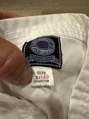 US West Coast Taekwondo Uniform Dobok Set White Size 160 Youth Good Condition