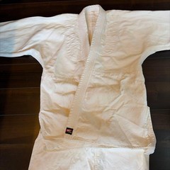 Japanese Judo Gi Uniform Anel Top And Bottom Set White Size 4
